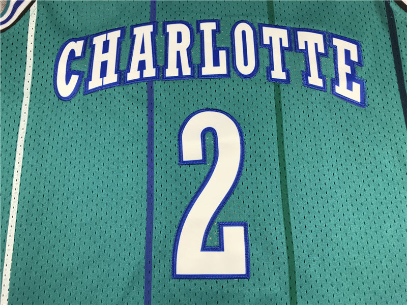 Men's Charlotte Hornets Larry Johnson 1992-93 Hardwood Classics Swingman jersey1