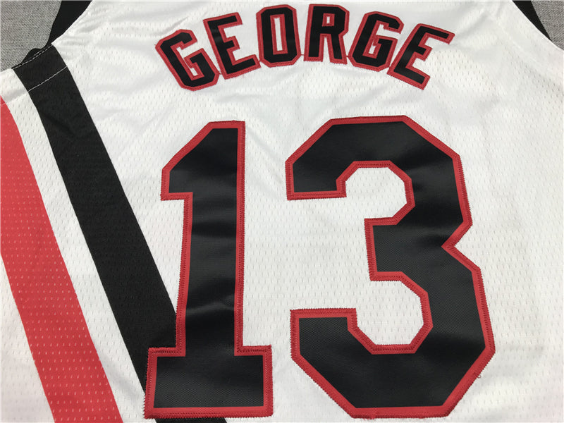 Men's LA Clippers Paul George #13 NBA Classics Jersey1 - Retro White