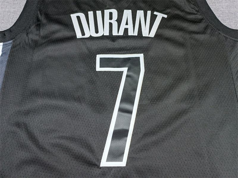 Men's Brooklyn Nets Kevin Durant #7 Black 2022/23 Statement Edition Swingman Jersey1