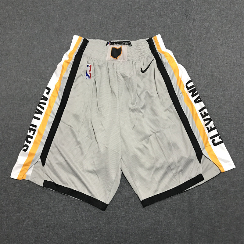 Men's Cleveland Cavaliers Gray Basketball Shorts1