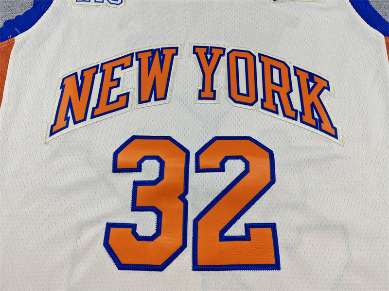 Men's New York Knicks Karl-Anthony Towns #32 Cream 2025/26 Game Jersey - City Edition