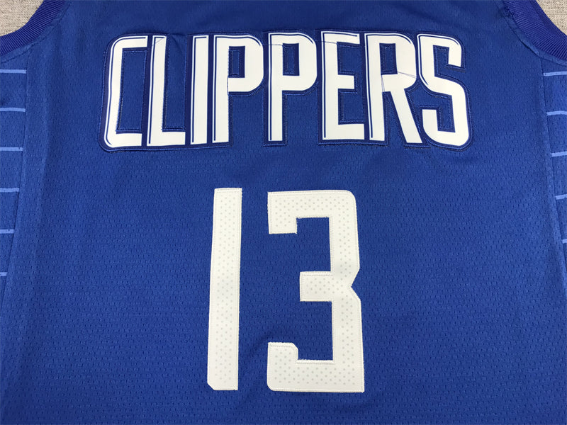 Men's LA Clippers Paul George #13 Royal 2022/23 Swingman Jersey1