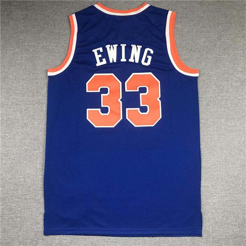 Men's New York Knicks Patrick Ewing 1991-92 Hardwood Classics Game Jersey