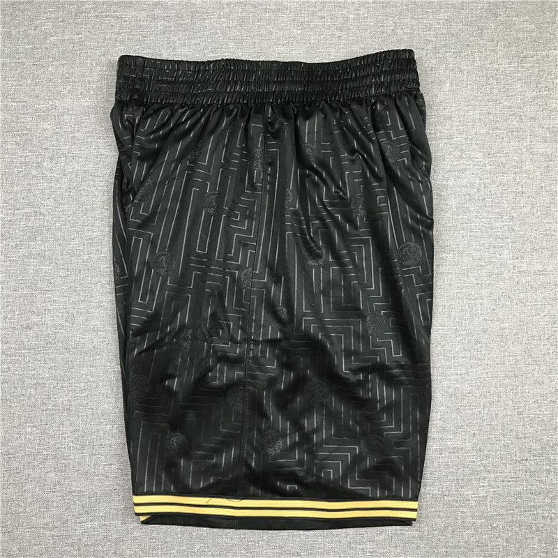 Men's Philadelphia 76ers Rat Year Limited Edition Black Basketball Shorts1