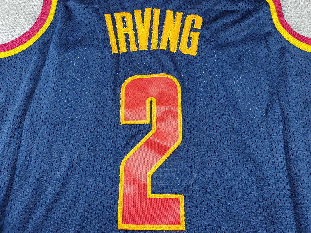 Men's Cleveland Cavaliers Kyrie Irving #2 Navy 2011/12 Hardwood Classics Swingman Jersey1