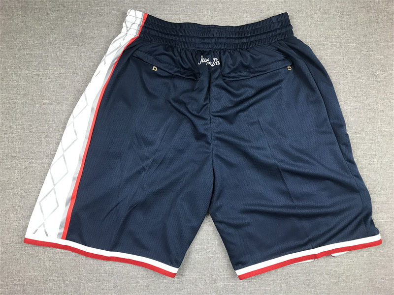 Men's Brooklyn Nets Navy City Edition Basketball Shorts1