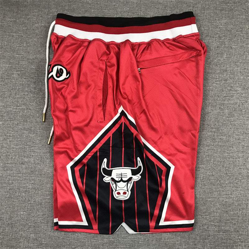 Men's Chicago Bulls Red City Edition Basketball Shorts1
