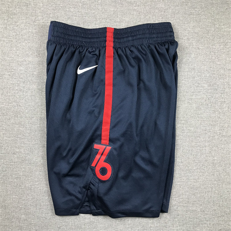Men's Philadelphia 76ers Navy 2023/24 Swingman City Edition Shorts1