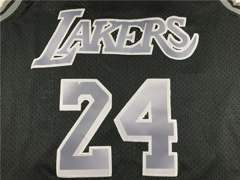 Men's Los Angeles Lakers Kobe Bryant Black Hardwood Classics Swingman Jersey1