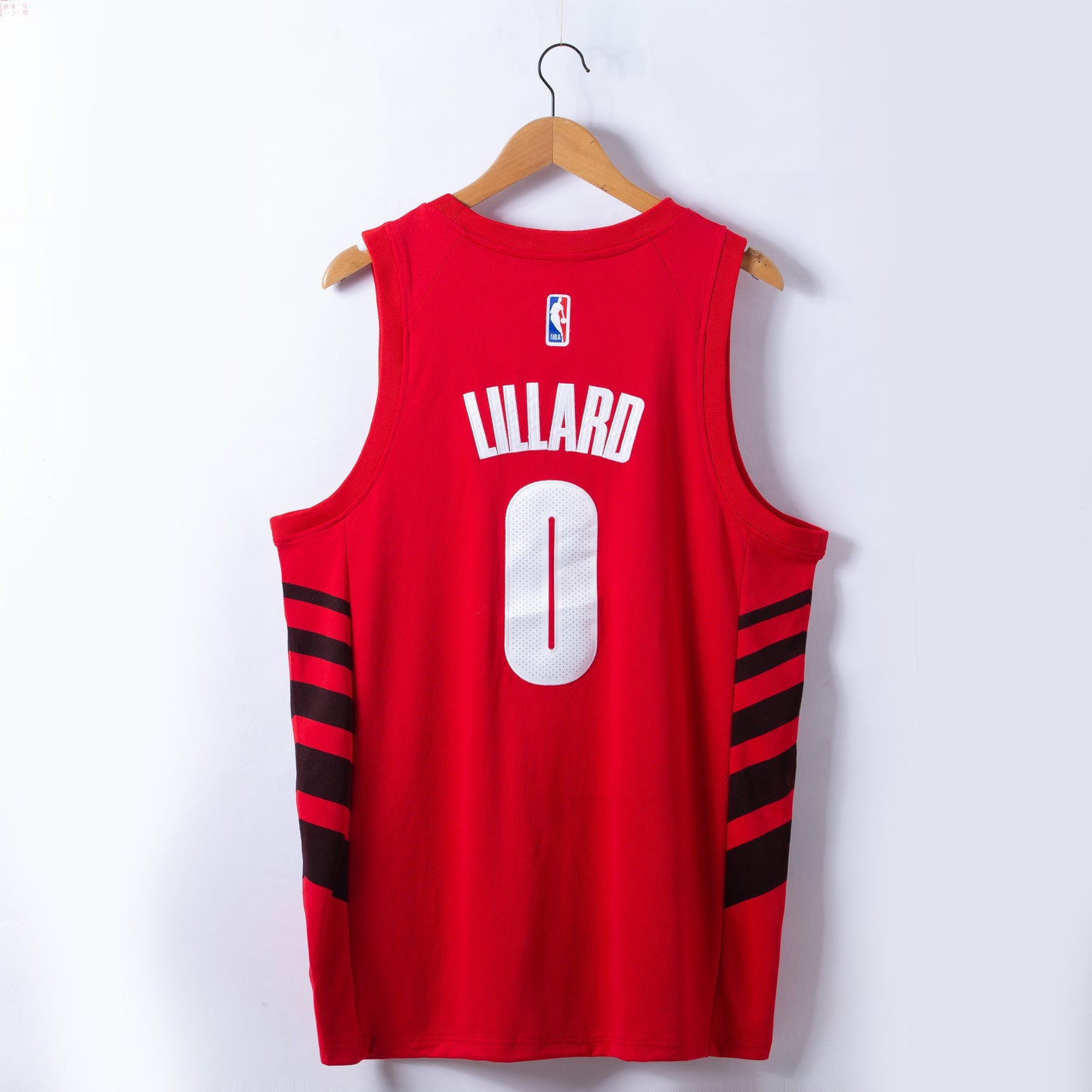Men's Portland Trail Blazers Damian Lillard #0 Red Swingman Jersey1 - Statement Edition
