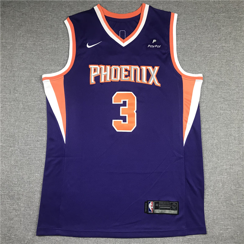 Men's Phoenix Suns Chris Paul Purple 2020/21 Fast Break Replica Player Jersey1
