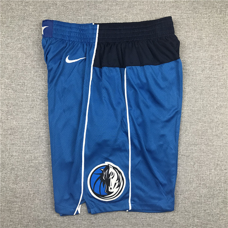 Men's Dallas Mavericks Blue Basketball Shorts1