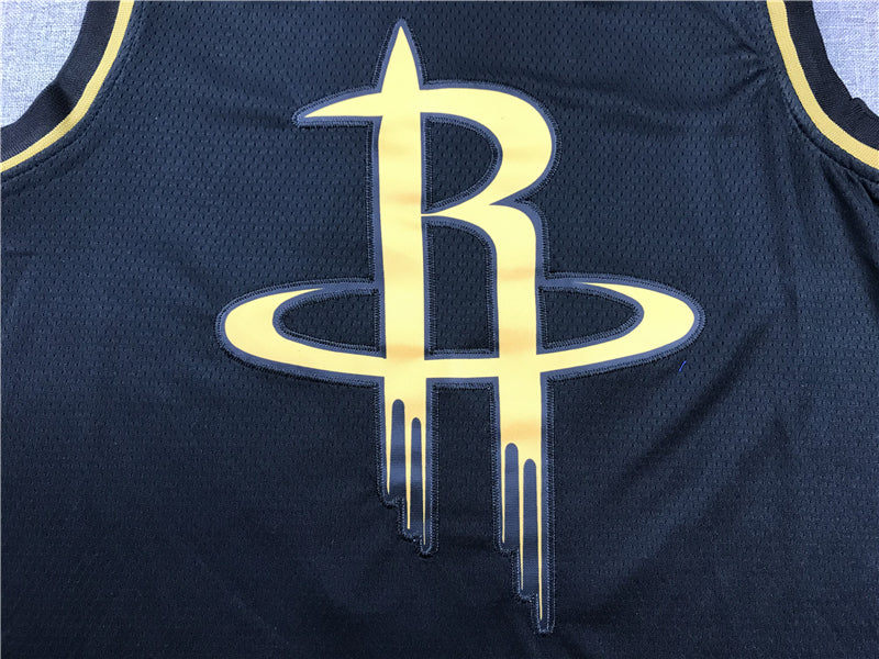 Men's Houston Rockets James Harden #13 NBA Black Replica Player Jersey1