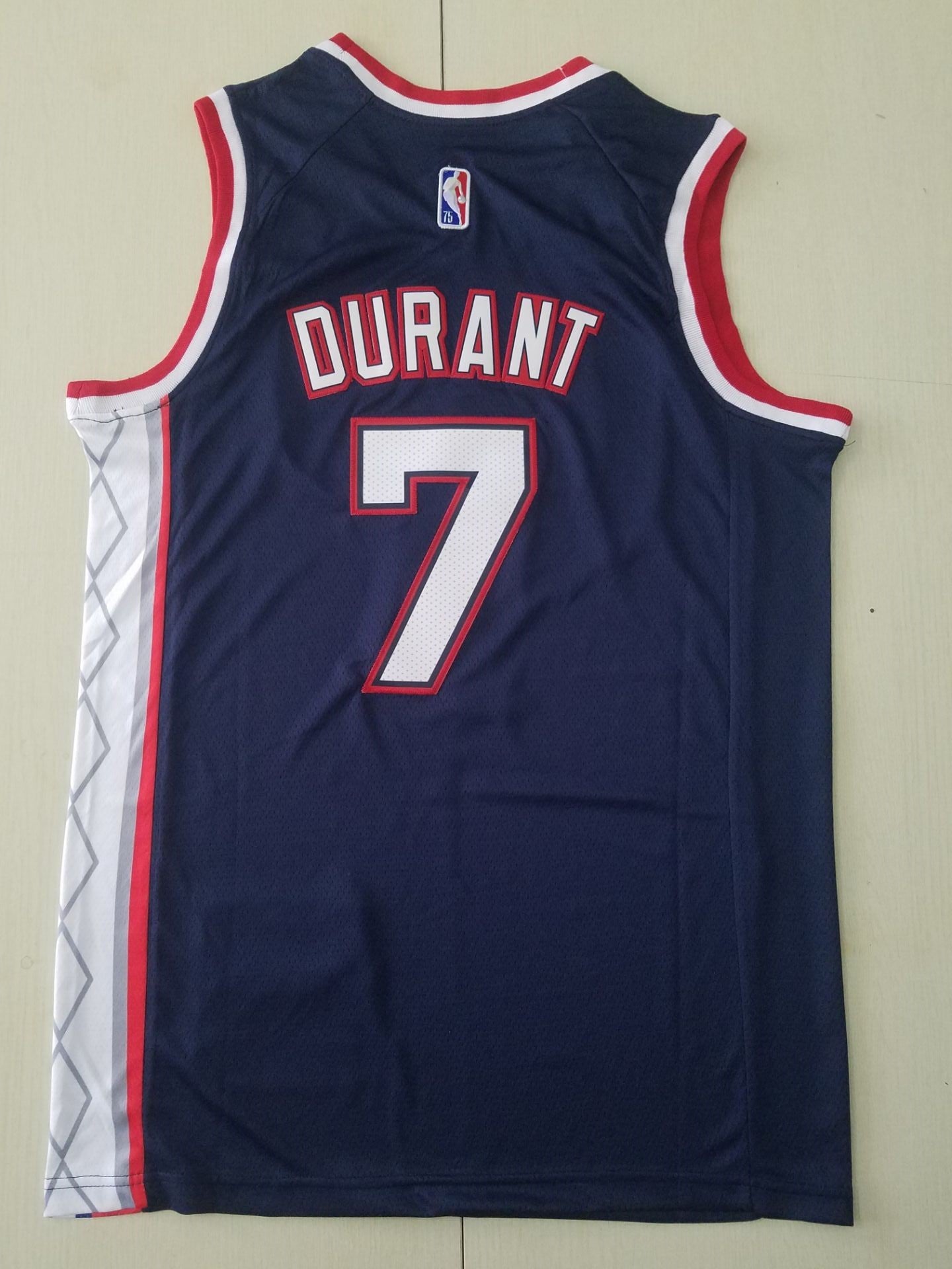 Men's Brooklyn Nets Kevin Durant Navy 2021/22 Swingman Jersey1 - City Edition