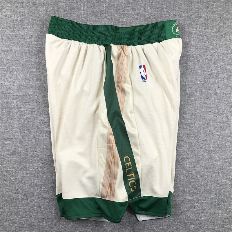 Men's Boston Celtics White 2023/24 Swingman City Edition Shorts1