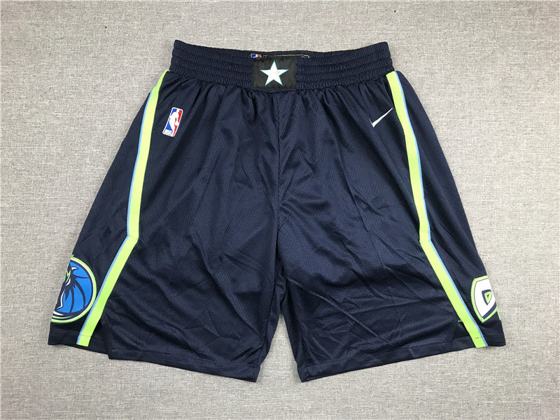 Men's Dallas Mavericks Navy City Edition Basketball Shorts1