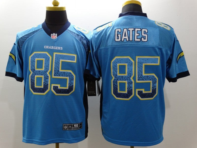 Men's Los Angeles Chargers Antonio Gates #85 Blue Game Jersey1