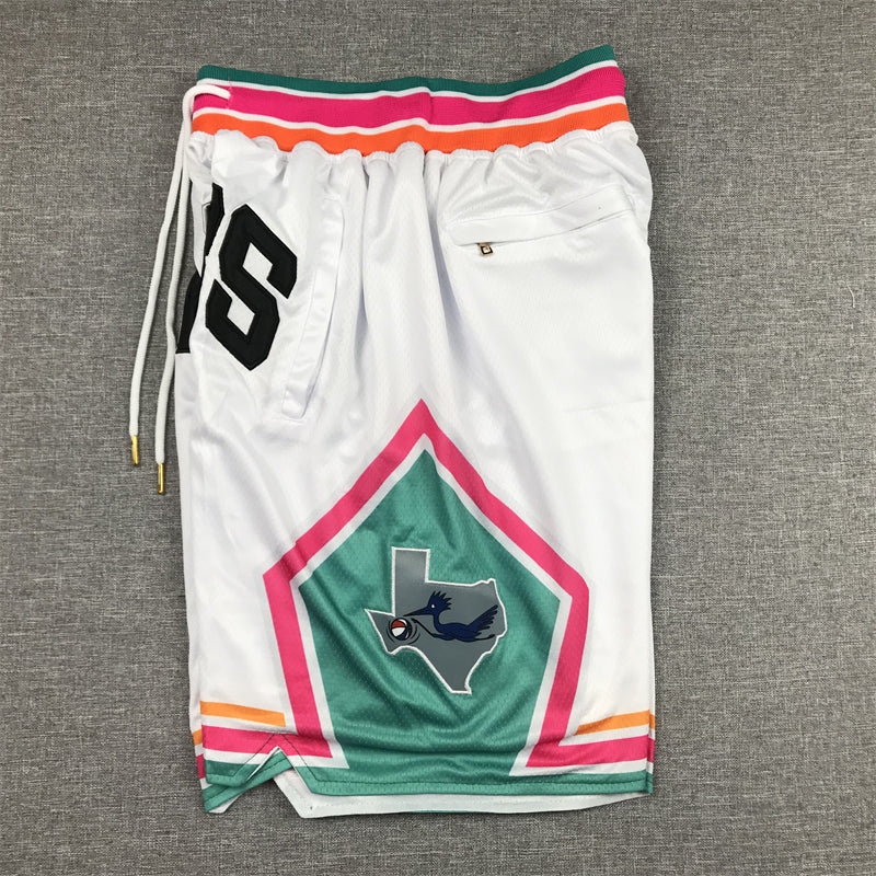 Men's San Antonio Spurs White City Edition Basketball Shorts1
