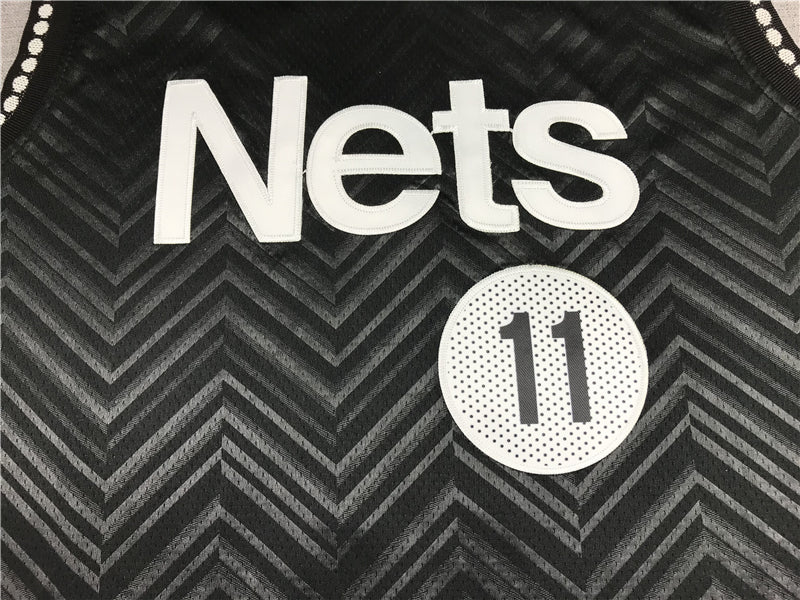 Men's Brooklyn Nets Kyrie Irving #11 Black 2020/21 Swingman Player Jersey1