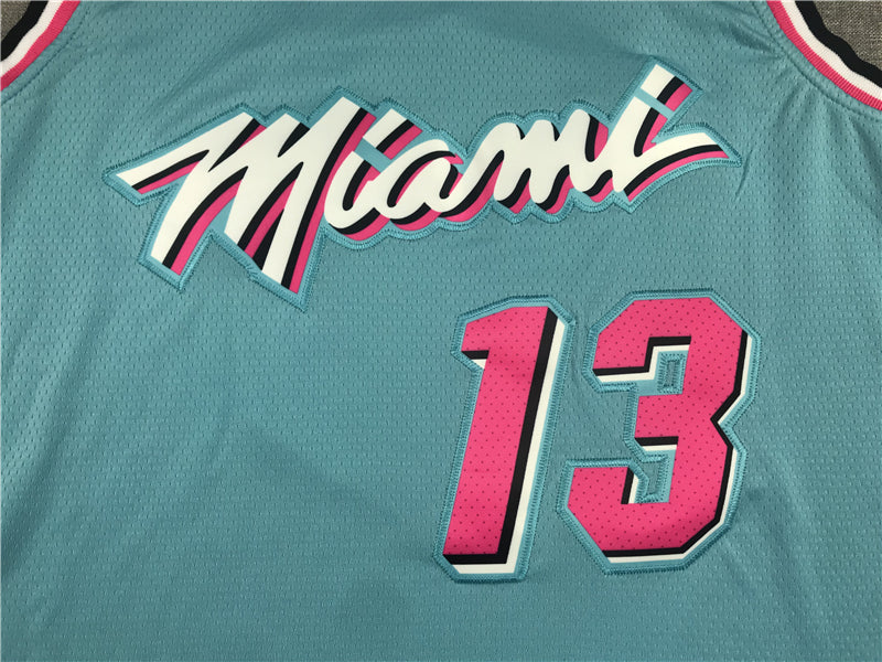 Men's Miami Heat Bam Adebayo #13 Blue Swingman Player Jersey1
