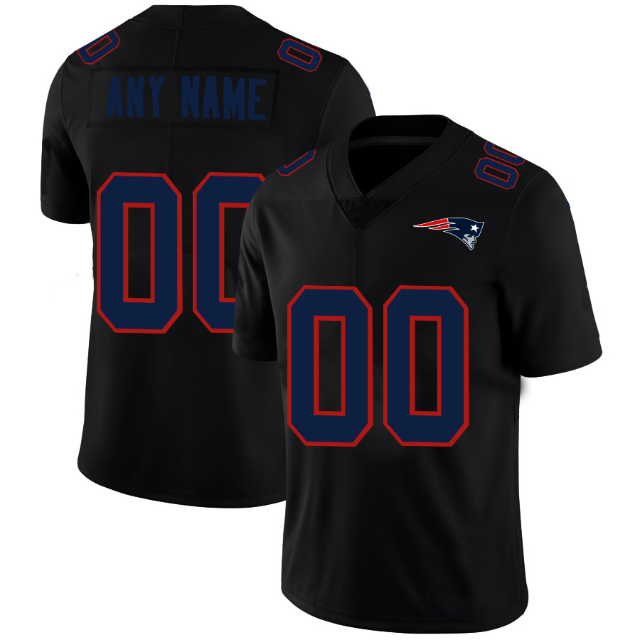 Custom1 New England Patriots Football Jersey1s Black American Stitched Name And Number Size S to 6XL Christmas Birthday Gift