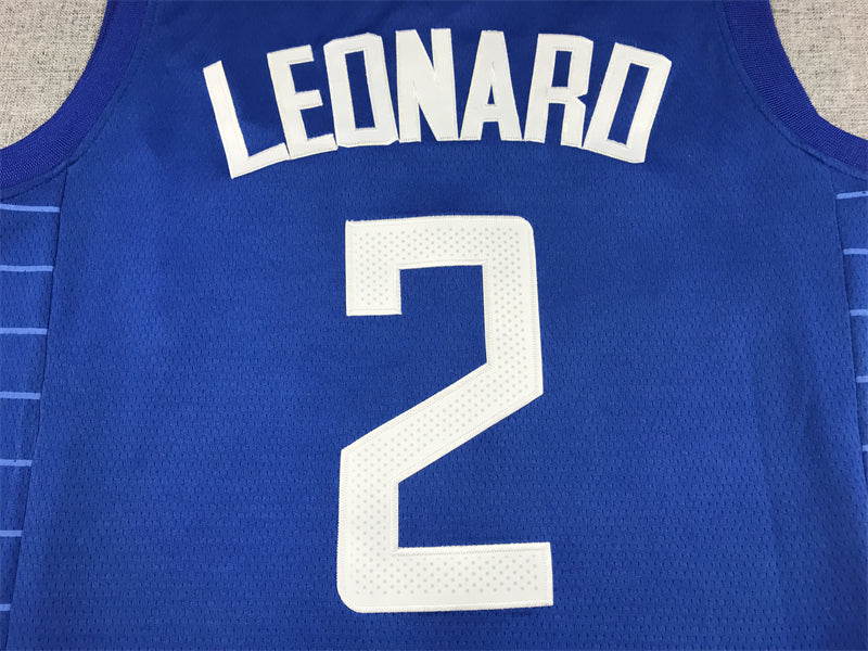 Men's LA Clippers Kawhi Leonard #2 Royal 2022/23 Swingman Jersey1 - Icon Edition