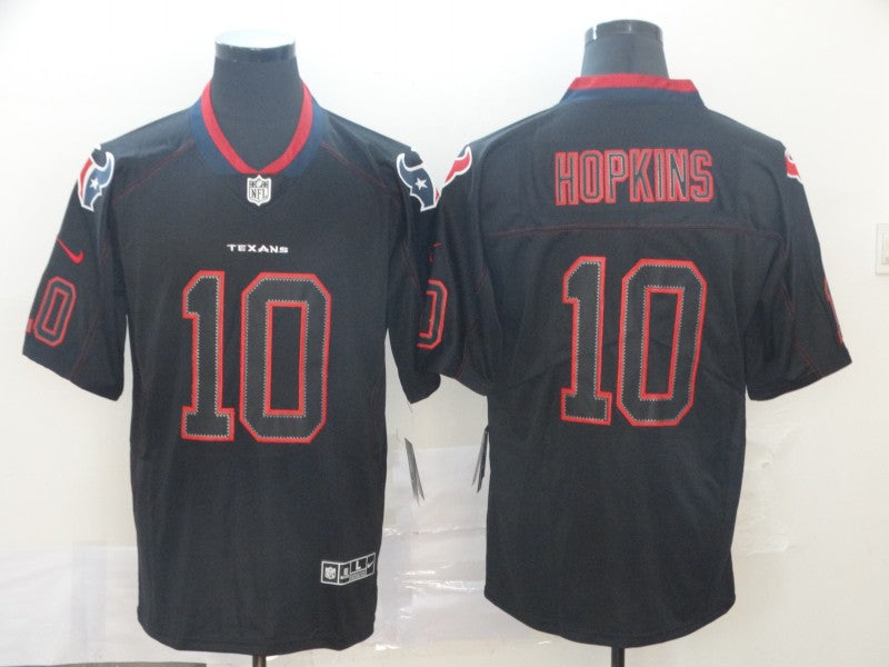 Men's Houston Texans DeAndre Hopkins #10 Black Game Jersey1