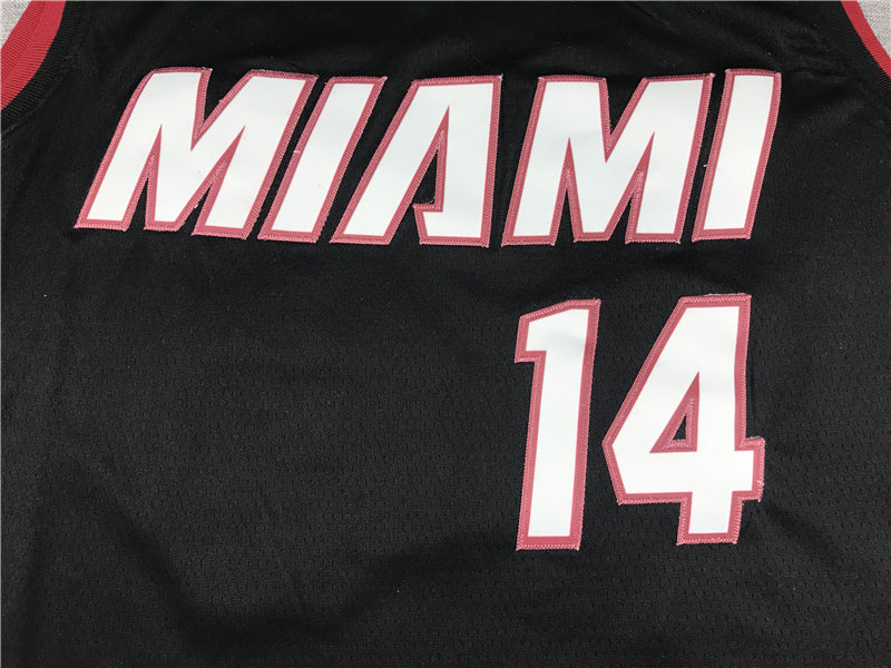 Men's Miami Heat Tyler Herro #14 Black 2022/23 Fast Break Replica Jersey1 - Icon Edition