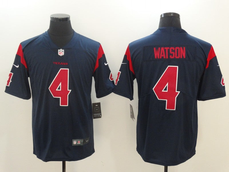 Men's Houston Texans Deshaun Watson #4 Navy Game Jersey1