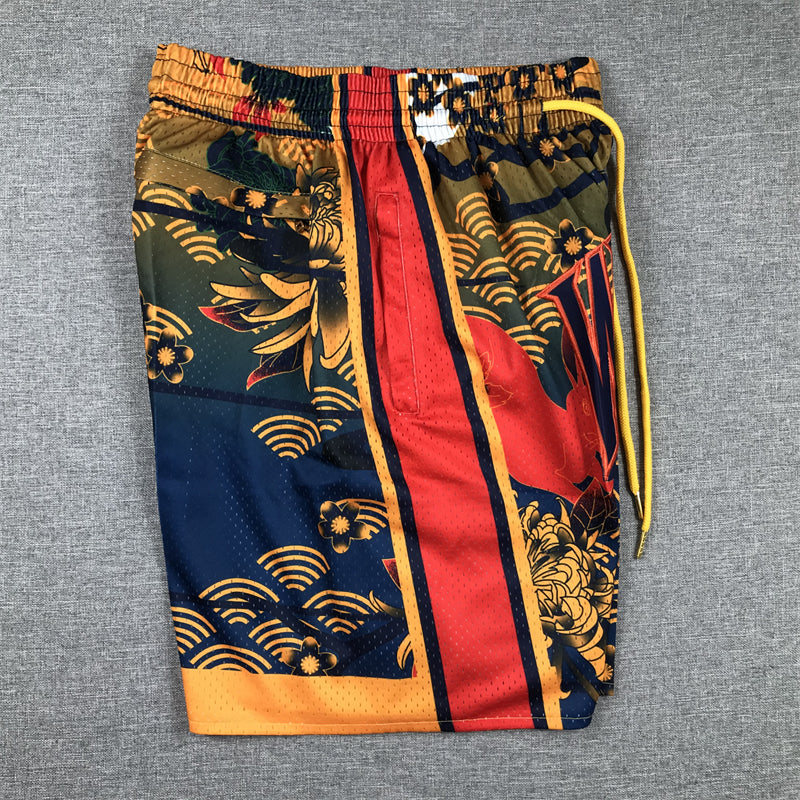 Men's Golden State Warriors Year of Rabbit Edition Pocket Shorts1