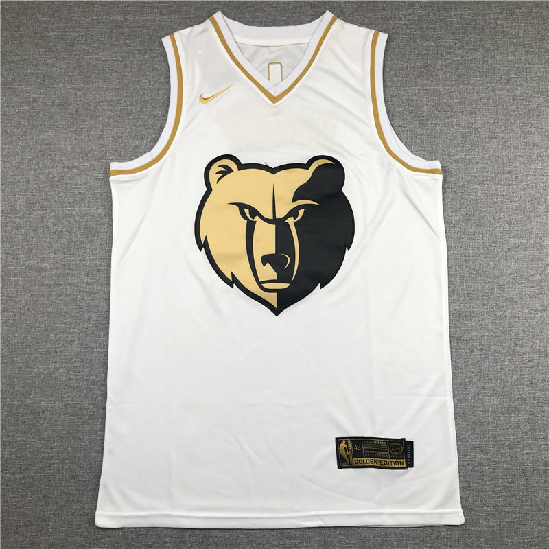 Men's Memphis Grizzlies Ja Morant #12 White Classics Swingman Jersey1