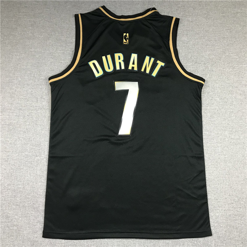 Men's Brooklyn Nets Kevin Durant Black 2020/21 Swingman Player Jersey1