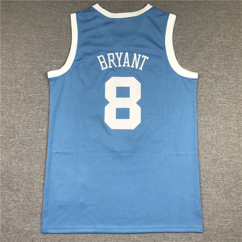 Men's Los Angeles Lakers Kobe Bryant Light Blue 2004-2005 #8 Authentic Jersey1