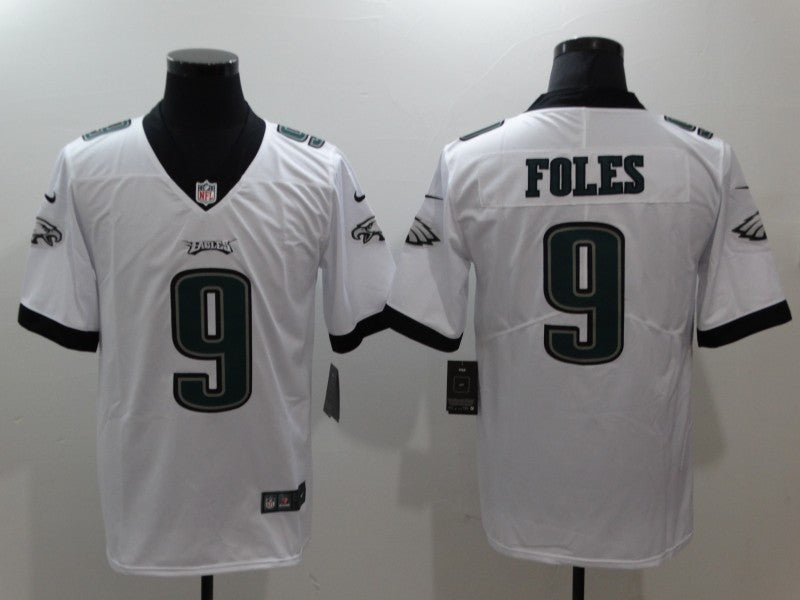 Men's Philadelphia Eagles Nick Foles #9 White Game Jersey1
