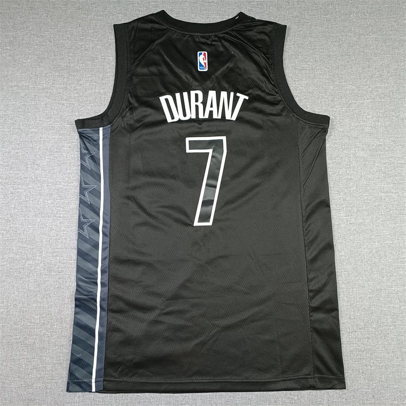 Men's Brooklyn Nets Kevin Durant #7 Black 2022/23 Statement Edition Swingman Jersey1