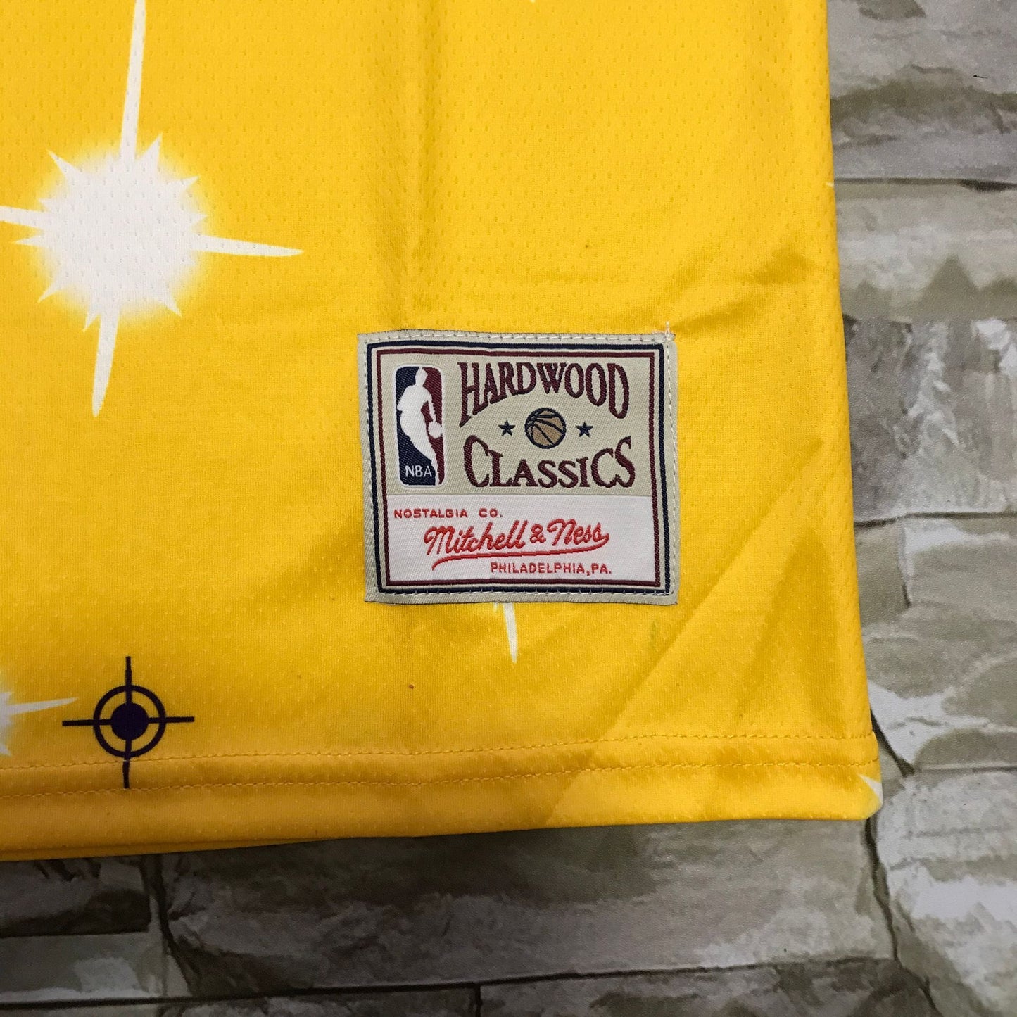 Men's Los Angeles Lakers LeBron James Yellow Hardwood Classics Swingman Jersey1