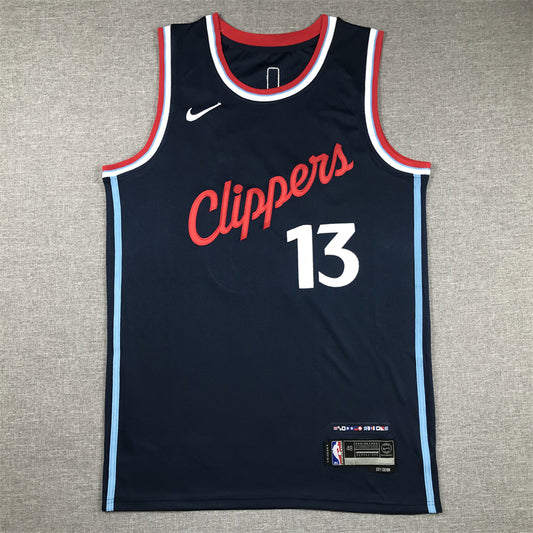 Men's LA Clippers Paul George #13 Navy Swingman Jersey1