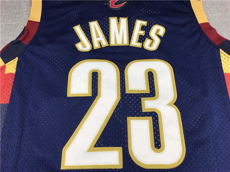 Men's Cleveland Cavaliers LeBron James 2008-09 Hardwood Classics Player Jersey1