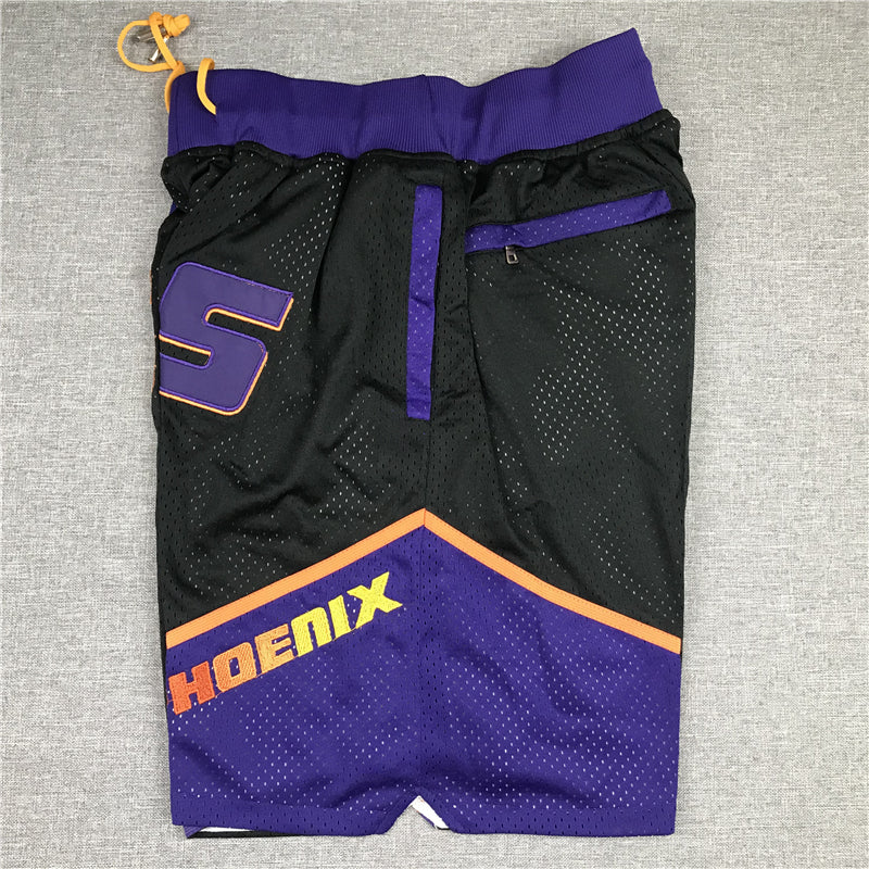Men's Phoenix Suns Black Basketball Shorts1