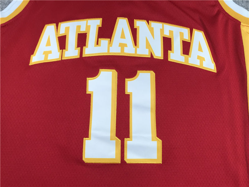 Men's Atlanta Hawks Trae Young #11 Red 2019/20 Swingman Jersey1