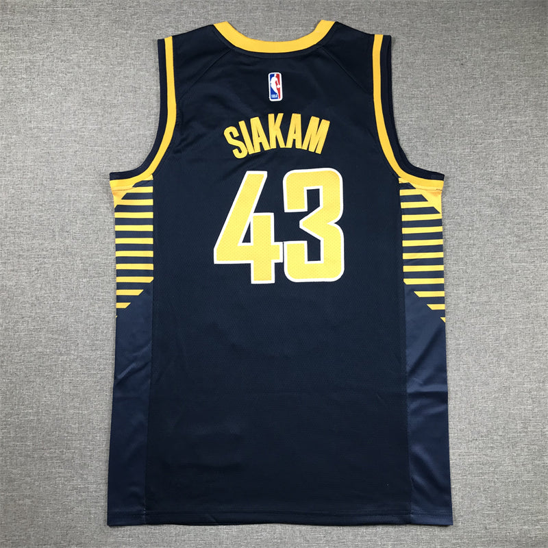 Men's Indiana Pacers Pascal Siakam #43 Navy Swingman Jersey1 - Icon Edition