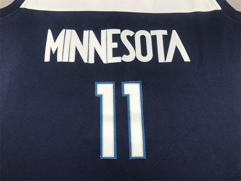 Men's Minnesota Timberwolves Naz Reid #11 Navy Swingman Jersey1 - Icon Edition