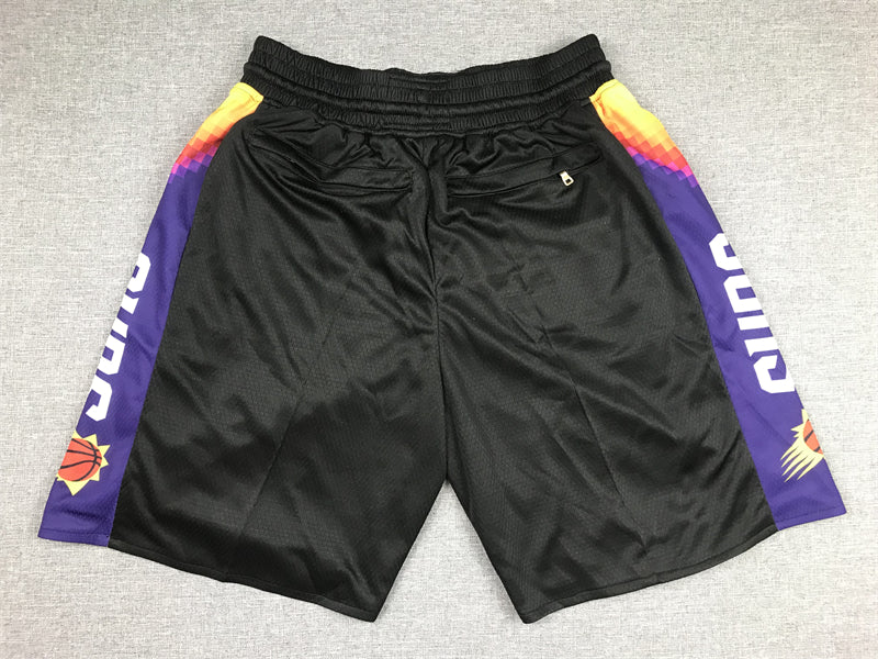 Men's Phoenix Suns Black City Edition Basketball Shorts1