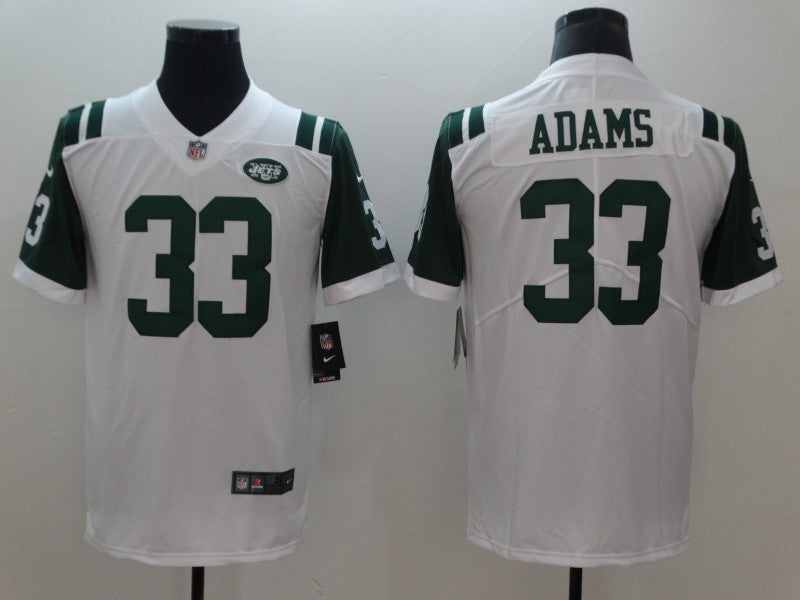 Men's New York Jets Jamal Adams #33 White Game Player Jersey1