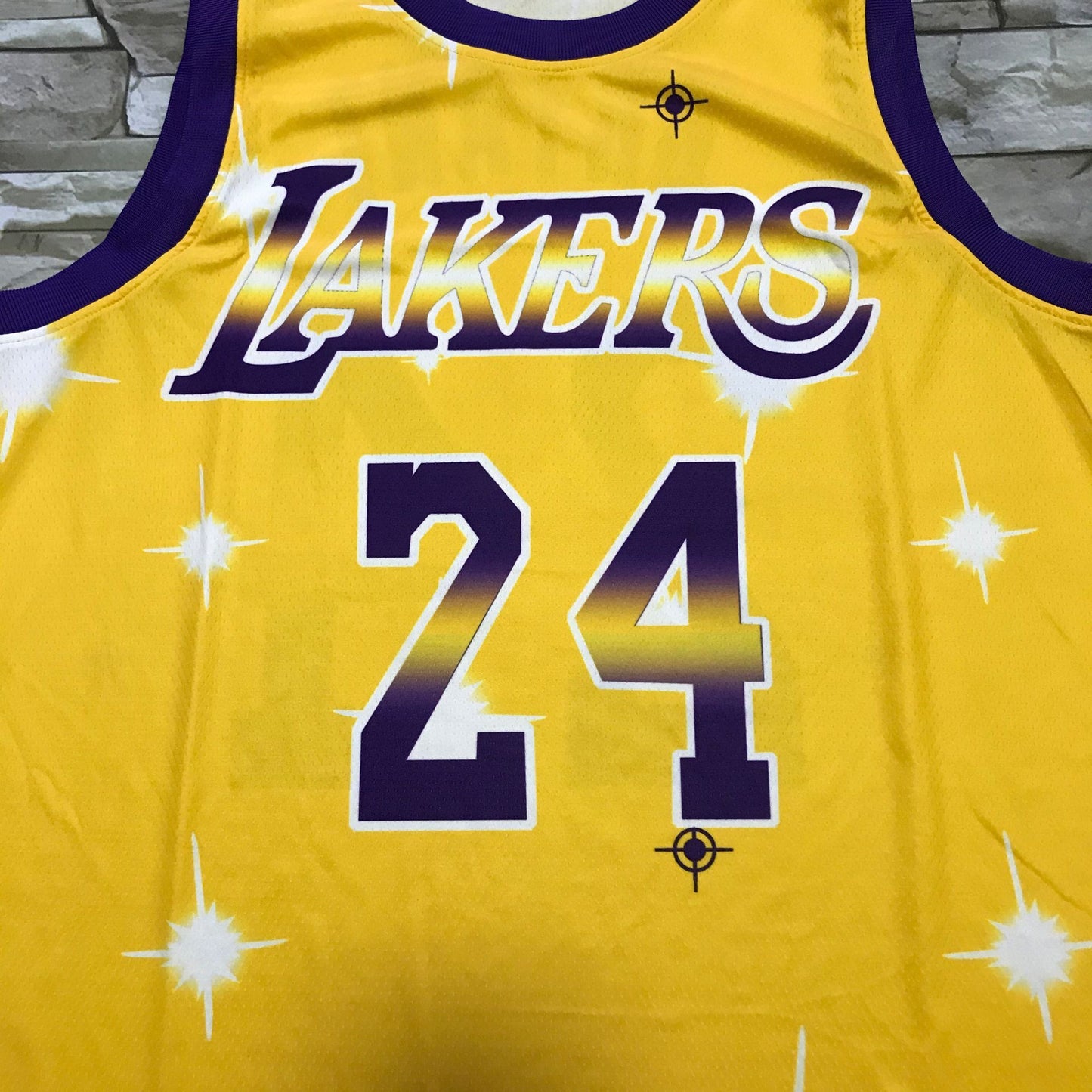 Men's Los Angeles Lakers Kobe Bryant Yellow Hardwood Classics Player Jersey1