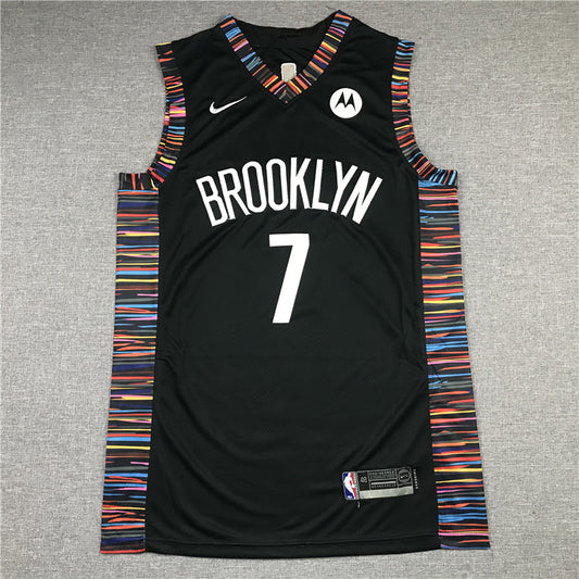 Men's Brooklyn Nets Kevin Durant #7 Black Swingman Jersey1 - City Edition
