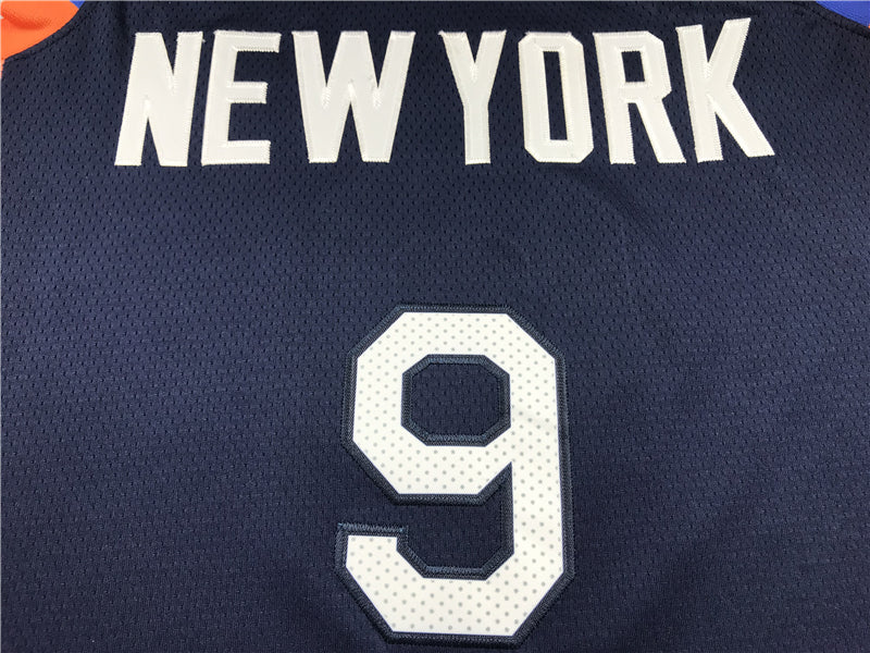 Men's New York Knicks RJ Barrett Navy Game Jersey - City Edition