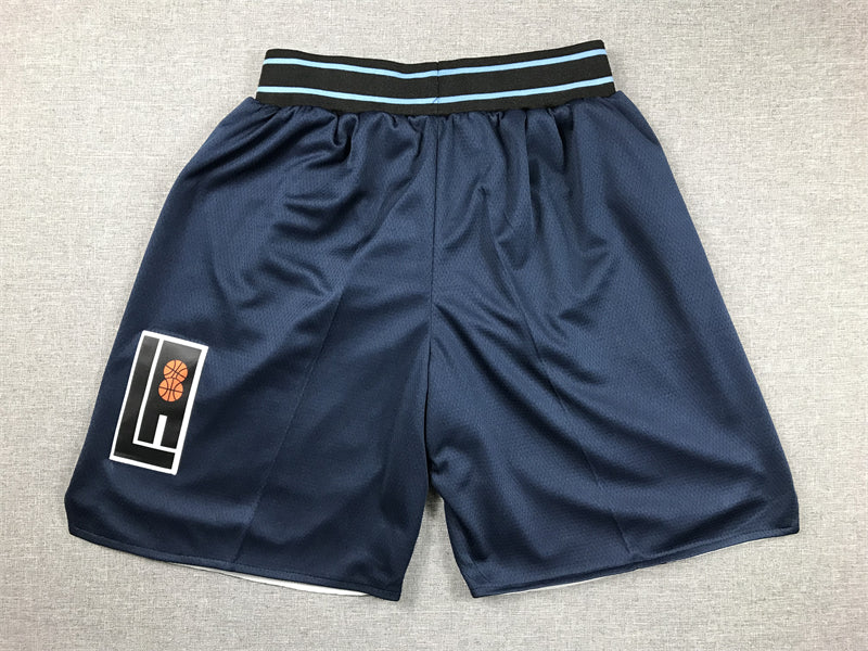 Men's LA Clippers Navy 2023/24 Swingman City Edition Shorts1