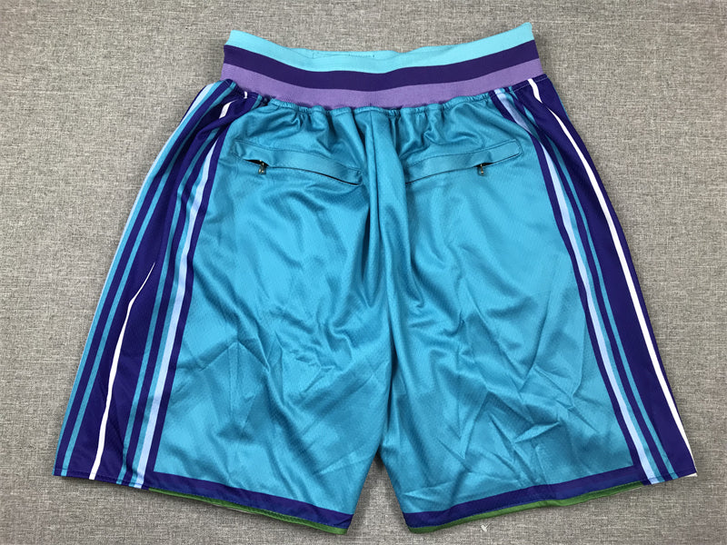 Men's Charlotte Hornets Teal Classic Edition Pocket Shorts11