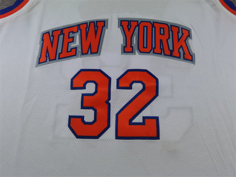 Men's New York Knicks Karl-Anthony Towns #32 White Game Jersey - Association Edition